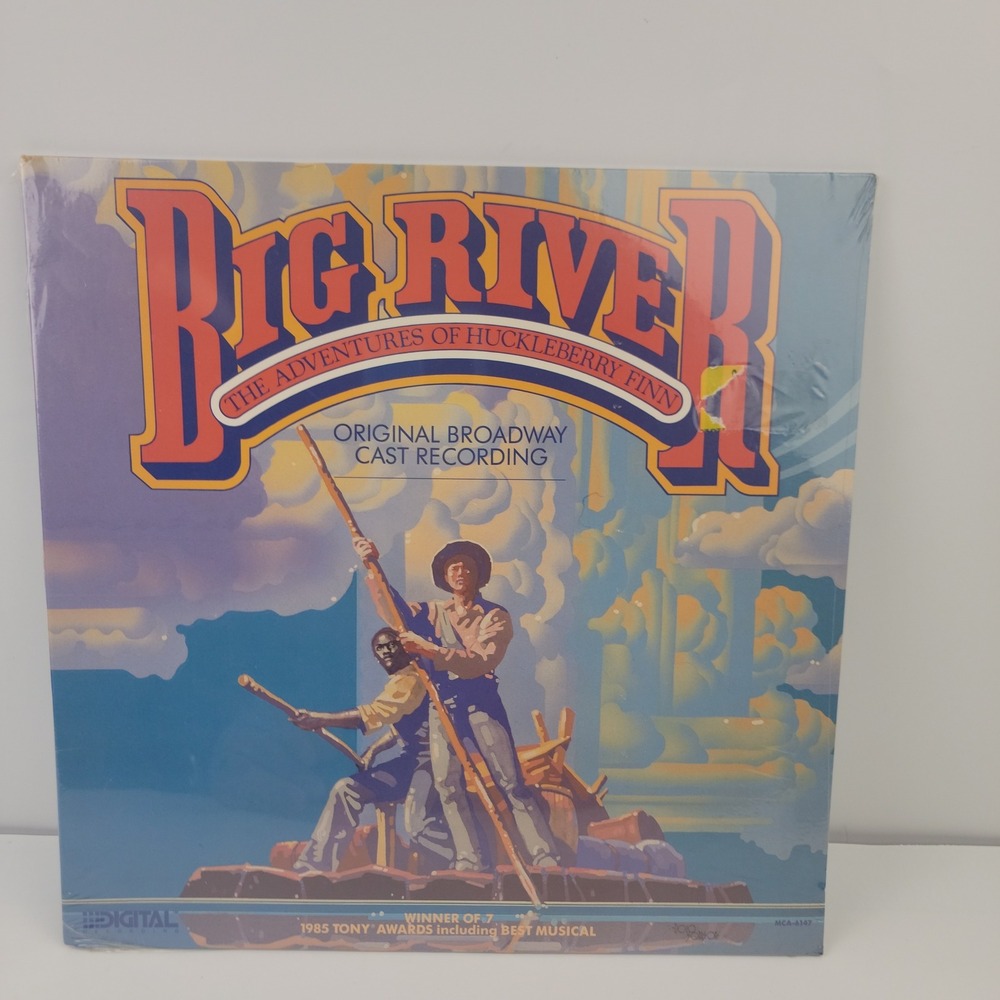 Big River Broadway Cast Recording Vinyl LP MCA-6147 Huckleberry Finn Sealed